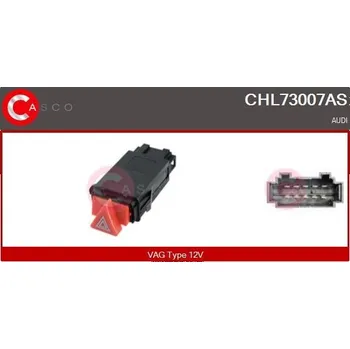 Vypínač výstražných blikačů CASCO CHL73007AS