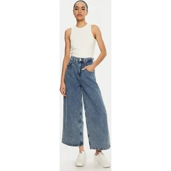 Dámské džíny Tommy Jeans Jeansy Charlie DW0DW19755 Modrá Wide Leg 31_32