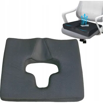 Polštář ORTOPEDICKÝ POLŠTÁŘ PRO SEDĚNÍ GELOVÝ PAMĚŤOVÁ PĚNA NA ŽIDLI A KŘESLO