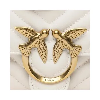 Pinko Kabelka Love One Mini Dc PE 23 PLTT 100074 A0GK Bílá OS