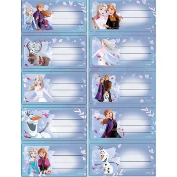 samolepka Samolepky na sešit Ledové Království Beniamin 10 ks