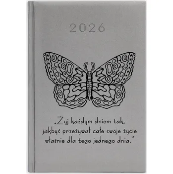 Kalendář Knižkový kalendář 2026 A5 stříbrný