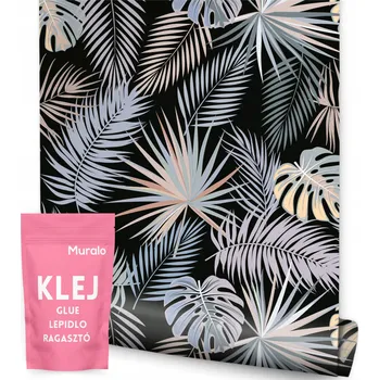 Fototapeta Tapeta moderní tropické palmové listy do ložnice