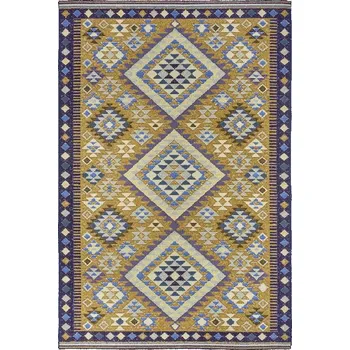 Koberec Koberec Etno Cappucino 105874 Žlutý Fialový 120x170