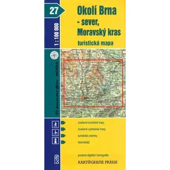 1:100T (27)-Okolí Brna-sever/Moravský kras (turistická mapa)