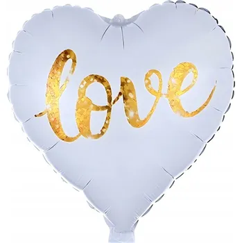 Balónek Fóliový balónek Srdce Láska Miluji Tě Nápis