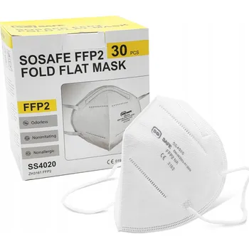 respirátor SOSAFE Respirátor FFP2 protiprachový 2 ks