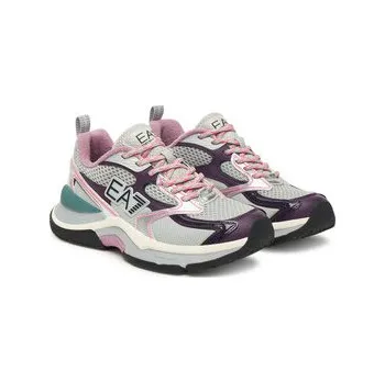 Dámské tenisky EA7 Emporio Armani Sneakersy X8X249 XK446 MZ223 Fialová 37_13