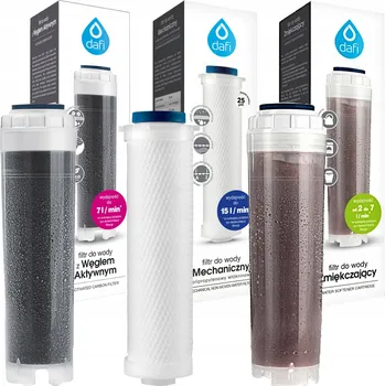 Příslušenství pro čtečku elektronické knihy Sada průtokových filtrů na vodu DAFI - pryskyřicový, polypropylenový, uhlíkový