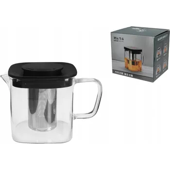 Konvice na čaj Konvice skleněná s louhovacím sítkem