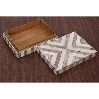 Obraz Rukodělný Home Chevron - Dekorativní organizér a krabička