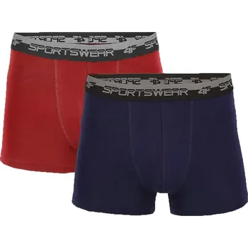 Boxerky Pánské boxerky 4F bavlněné, vícebarevné, velikost L, 2 ks