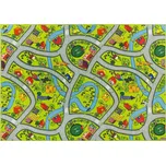 Balta Dětský kusový koberec Uličky 12 zelený Rozměr: 150x250 cm
