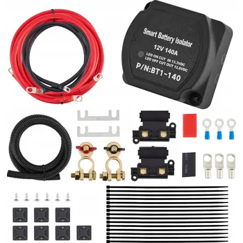 Relé SucceBuy Oddělovač Baterií Relé Citlivé na Napětí 12V 140A