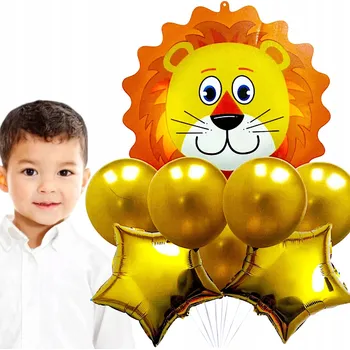Balónek BALÓNKY SADA LEV HVĚZDIČKY 8 KS