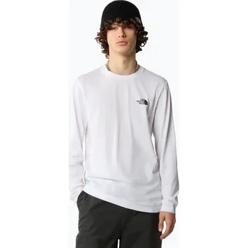 Pánské tričko Pánské tričko Longsleeve The North Face Simple Dome white
