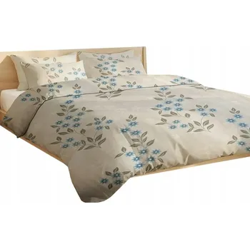 Povlečení Sada Povlečení z mikrovlákna 140x200 + povlak na polštář 70x80 Květinový vzor