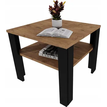 Konferenční stolek Konferenční stolek Perfektciecie čtvercový 53 x 53 x 47 cm dub lancelot