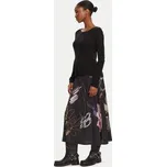 Desigual Každodenní šaty Kala 25WWVK25 Černá Slim Fit S