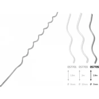 Podpěra rajčat - spirála 7x1800 ZN "AKČNÍ CENA BEZ SLEVY"