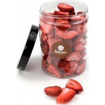 Sušená potravina Jahody lyofilizované v dóze, 35 g, NUTSMAN