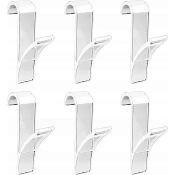 Věšák Háčky - věšáky na radiátor do koupelny, 6 ks