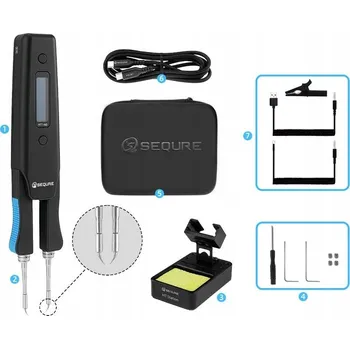 SEQURE HT140 odpájecí pinzeta a páječka 2 v 1