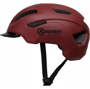 Cyklistická přilba CYKLISTICKÁ PŘILBA AUVRAY REFLEX PC SKOŘEPINA, NASTAVITELNÁ, ČERVENÁ, S