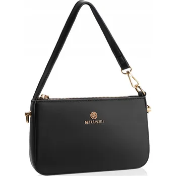 Kabelka Betlewski kabelka psaníčko eko kůže černá