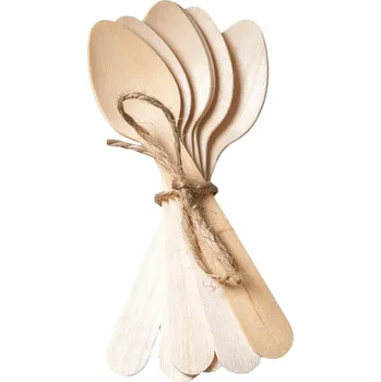 Obraz Dřevěné lžičky EkoParty 11 cm, 25 kusů