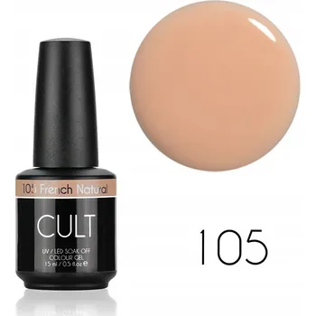 Přípravek na nehty CULT Colour Gel / Hybridní lak 15 ml UV/LED French Natural 105