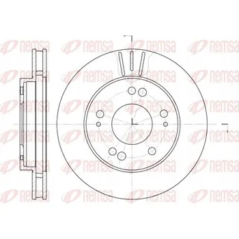 Brzdový kotouč Brzdový kotouč Remsa 61220.10