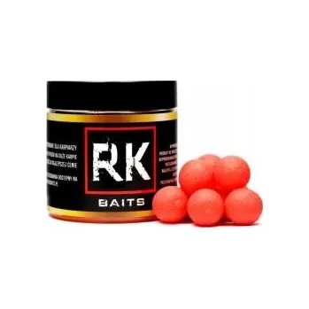 Boilies Proteinové kuličky RK Baits Strawberry Fluo Pop Up 15
