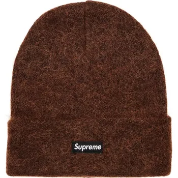 Čepice Supreme Mohair Beanie (FW24) Dark Brown Velikost: ONE SIZE