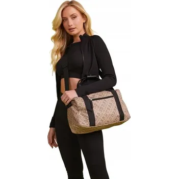 Kabelka Guess kabelka kufřík nylonová hnědá