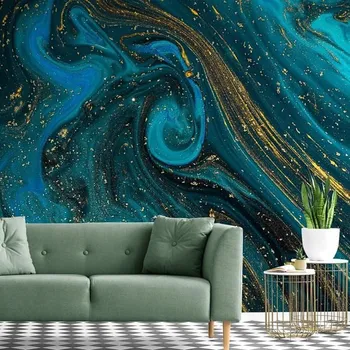 Tapeta Dovido Tapeta smaragdová abstrakce