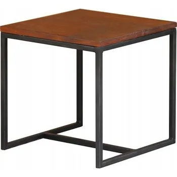 Konferenční stolek Kávový stolek Uno Design čtvercový 35 x 35 x 35 cm ořech