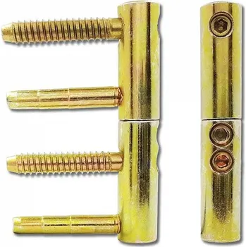 pant Závěs seřiditelný 14 x 80 Žlutý zinek (Závěs dveřní do dveří závěs pant na dveře panty)