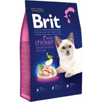 Krmivo pro kočku Brit Premium By Nature Cat Adult krmivo pro kočky s kuřecím masem 300 g