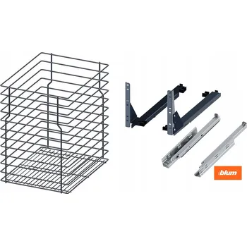 Nábytkové kování Cargo koš do spodní skříňky 30 cm 300 Grafit 1 ks s tlumením dovírání Blum plný výsuv