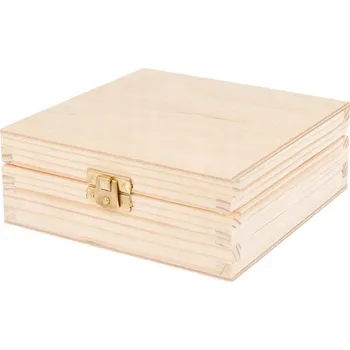 Dárková krabička Szkatułka dřevěná krabička na šperky dřevěná krabička 12x10 cm