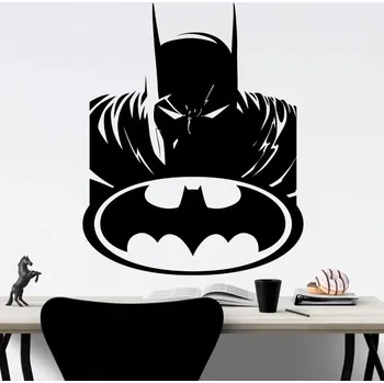 Samolepící dekorace Batman - vinylová samolepka na zeď 80x65cm
