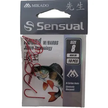 Rybářský háček Kulaté Háčky Mikado se dvěma protihroty 10 ks