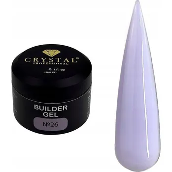 Lak na nehty Stavební gel #26 CRYSTAL PROFESSIONAL, 15 ml stavební gel