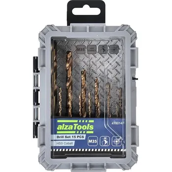 Vrták AlzaTools Cobalt Drill Bits Set 15PCS