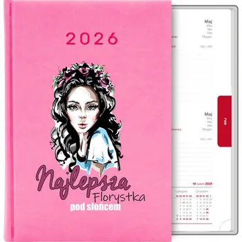 Kalendář Knižkový kalendář 2026 A5 růžový