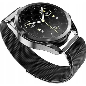 Řemínek na hodinky Mercury řemínek Mesh pro Apple Watch 42/44/45 mm černý/