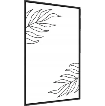 Obraz Plakát na zeď Tropické LISTY Line Art 50x70