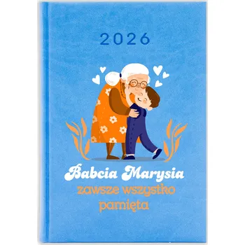 Kalendář Knižkový kalendář 2026 A5 FunnyCase modrý