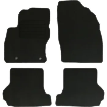 autokoberec Velurové autokoberce s upevněním v sadě Edecor